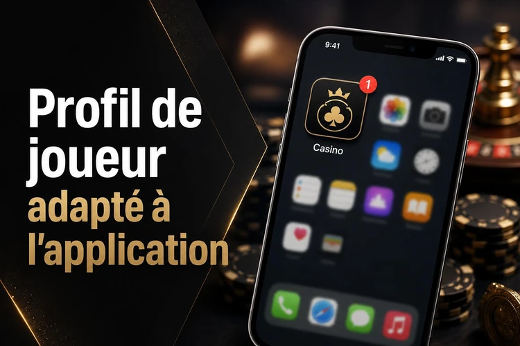 Profil de joueur adapté à l'application