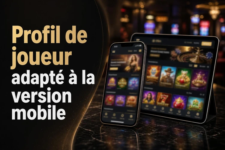 Profil de joueur adapté à la version mobile