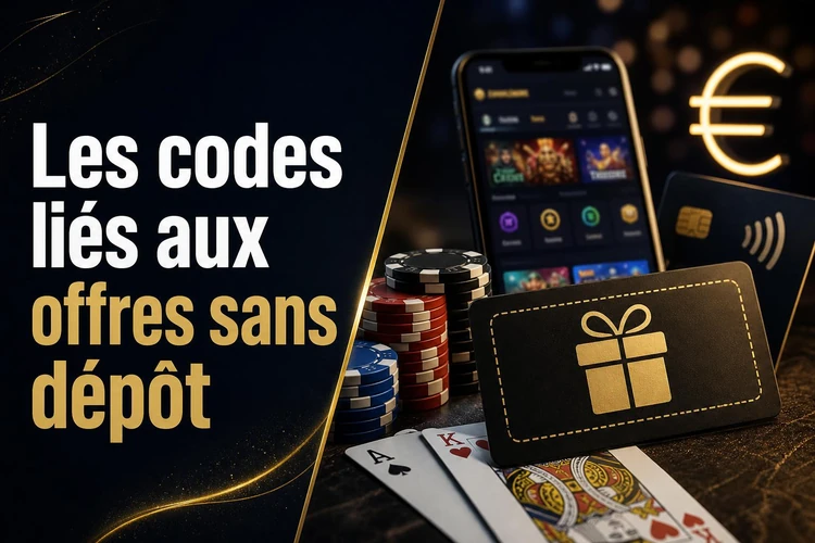 Les codes liés aux offres sans dépôt