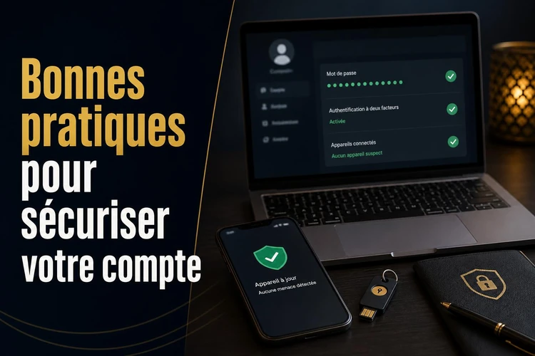 Bonnes pratiques pour sécuriser votre compte